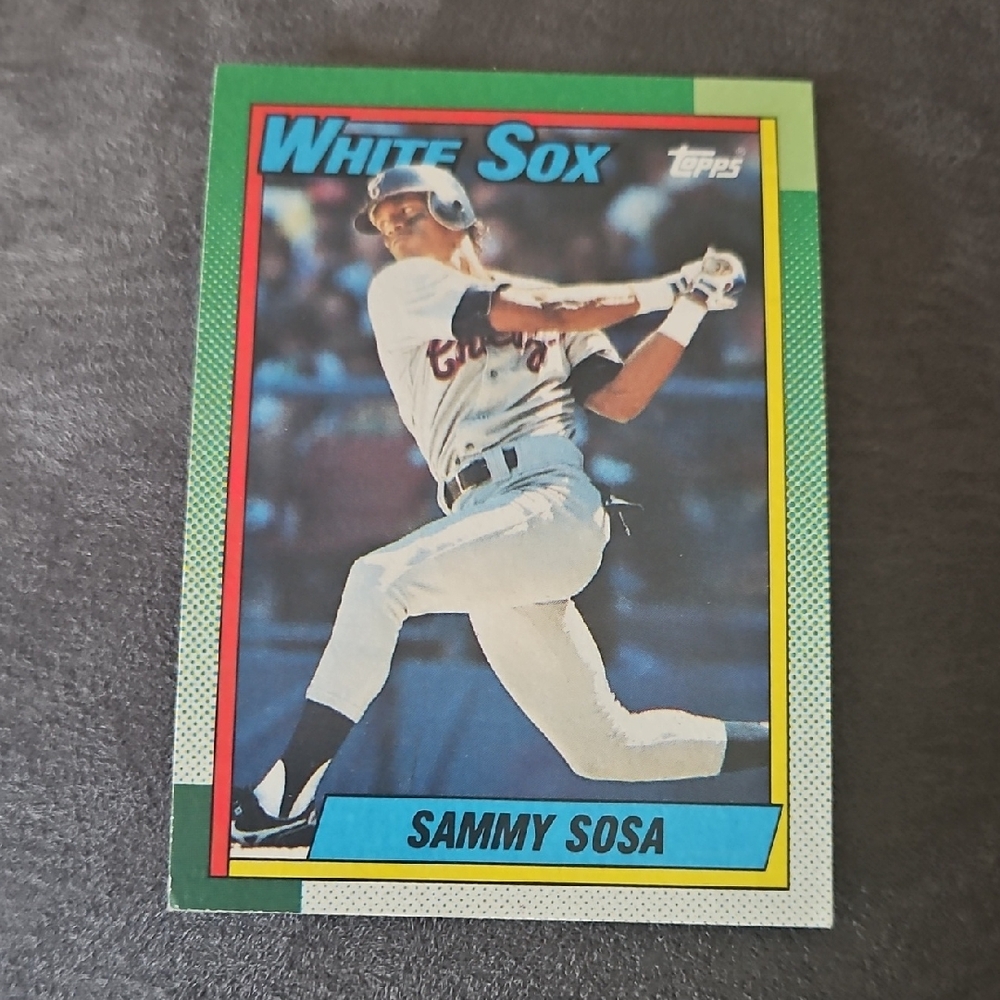1990 Topps #692 White Sox Sammy Sosa Rookie Card